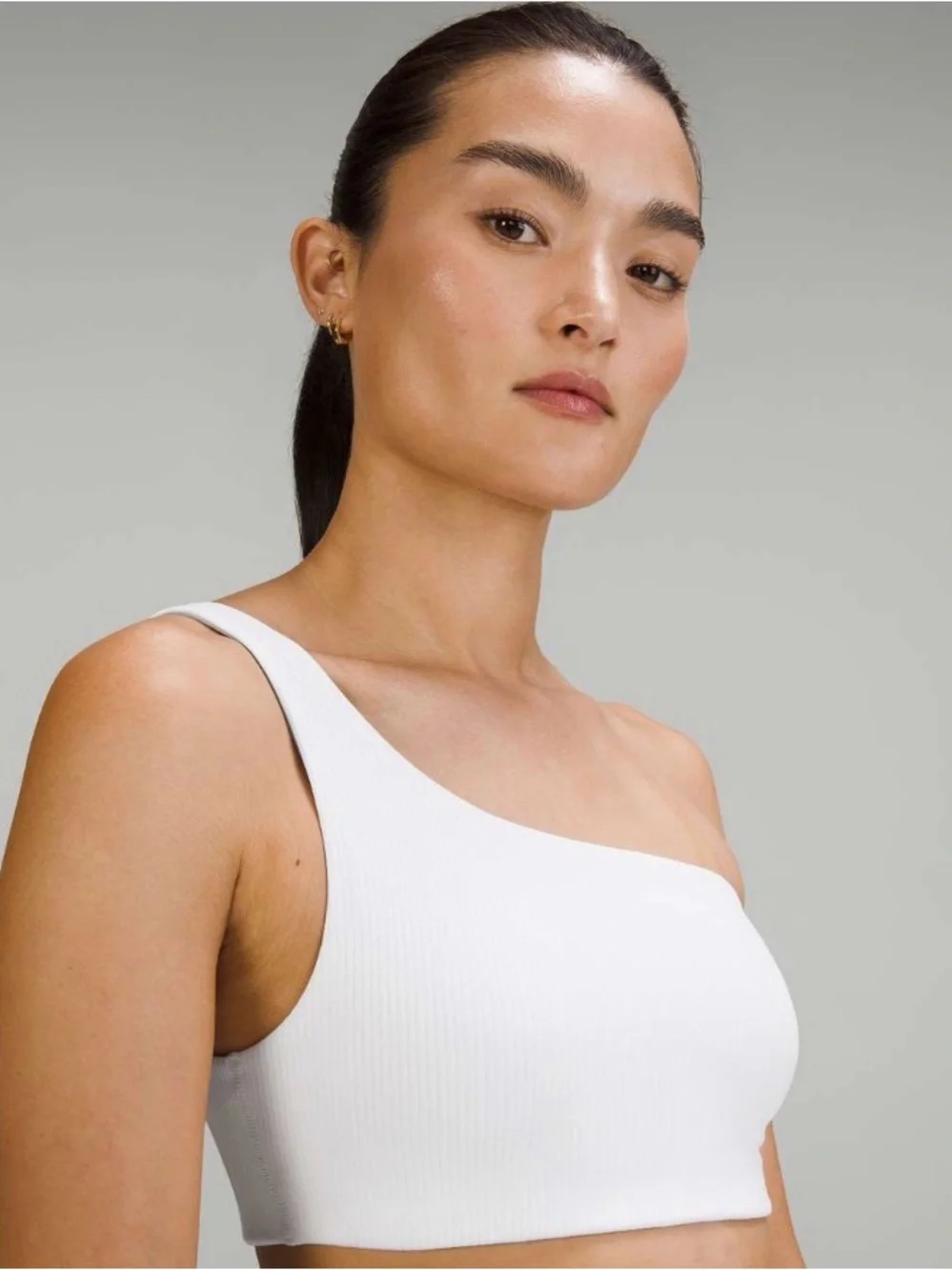 lululemon athletica Ribbed Asymmetrical Yoga Bra 10